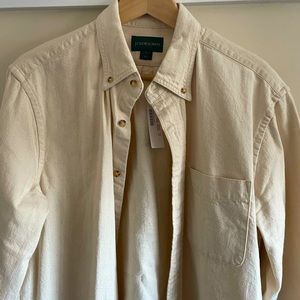 J. Crew Always 90s vintage natural denim shirt / shirt jacket new with tags on